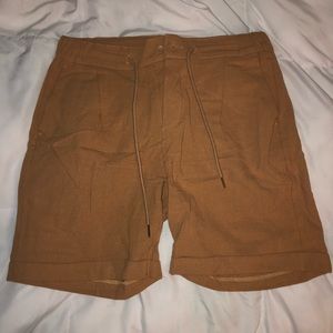 ESNTLS camel summer shorts